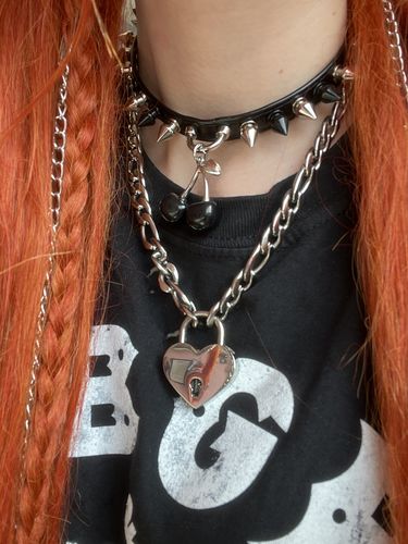 Customer photo review of Dark Cherry Choker