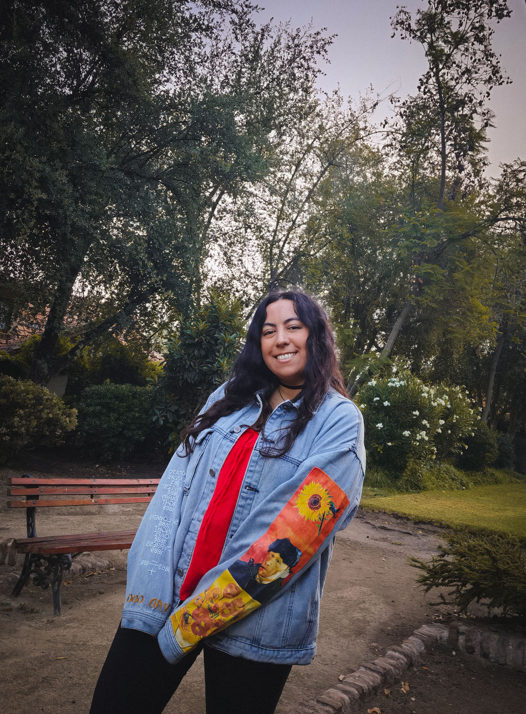 Customer photo review of Van Gogh Denim Jacket
