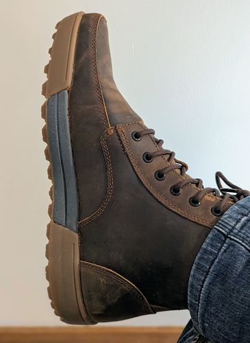 Customer photo review of Lems - Waterproof Boulder Boot Summit - Rugged Bark (Unisex)