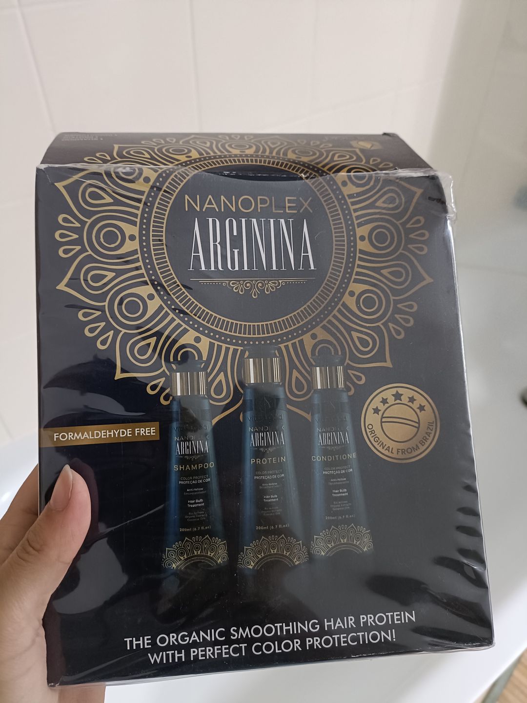 Customer photo review of Lissage Brésilien Nanoplex Arginina