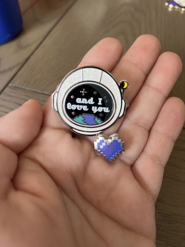 Customer photo review of The Astronaut Pins