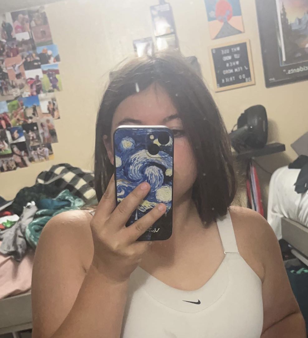 Customer photo review of Van gogh embossed iPhone cases