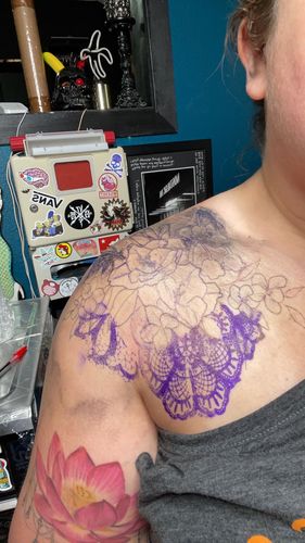 Customer photo review of Signature Tattoo Numbing Cream XL