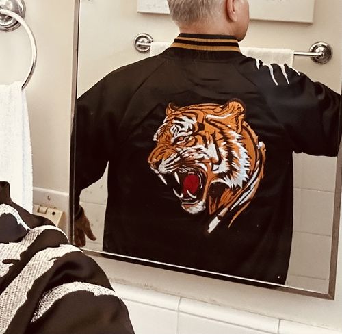 Customer photo review of Roaring Tiger Sukajan Souvenir Jacket