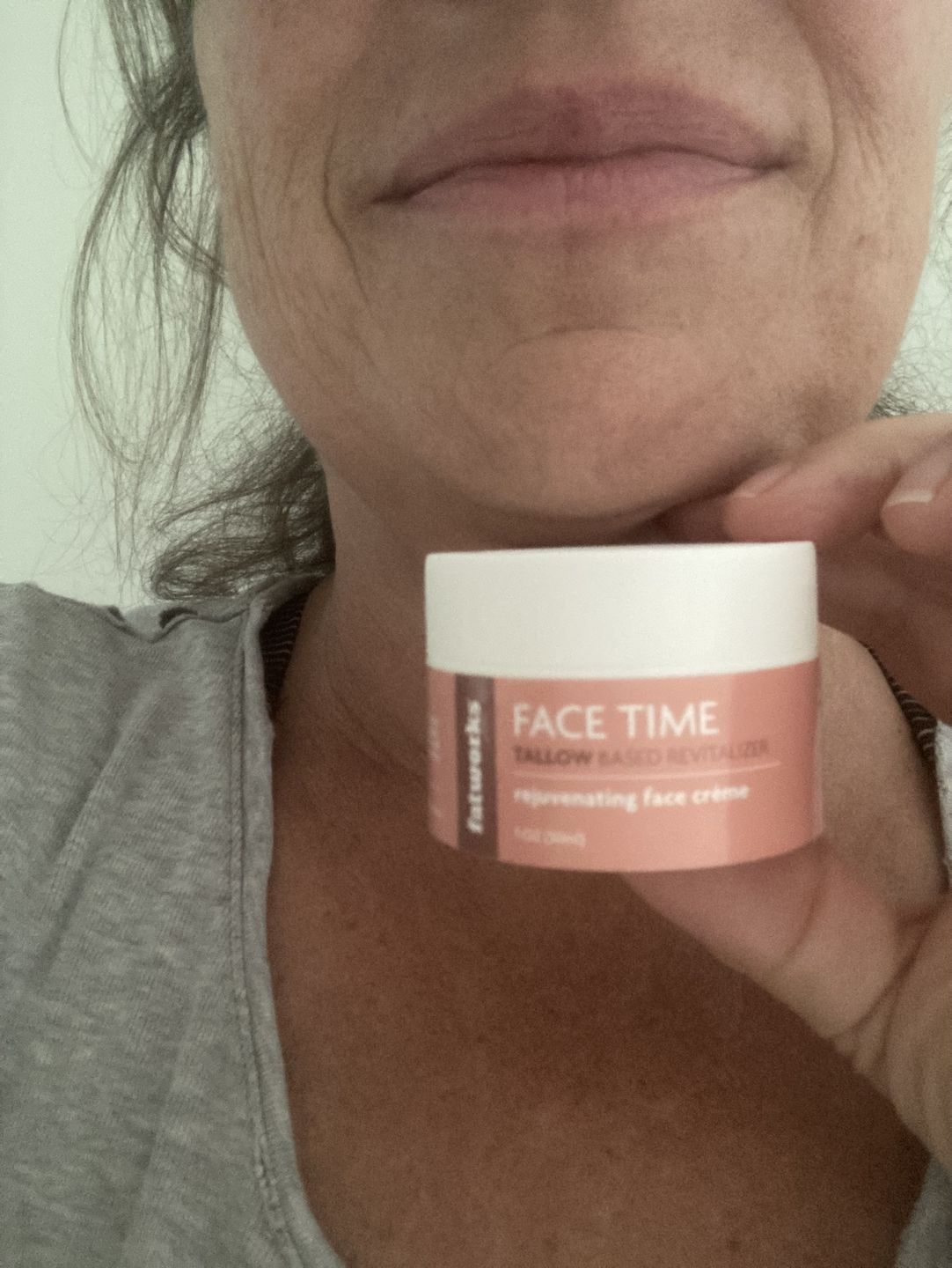 Customer photo review of Face Time (1 oz)-Tallow Based Face Crème