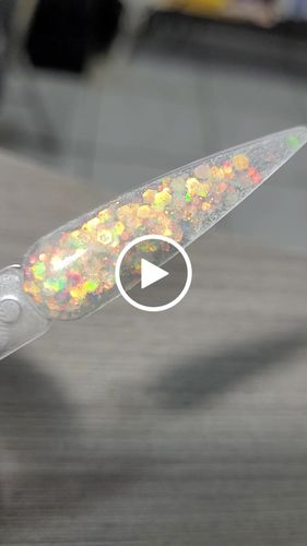 Customer video review of Acrílico Clear Gold 1 oz Fantasy Nails