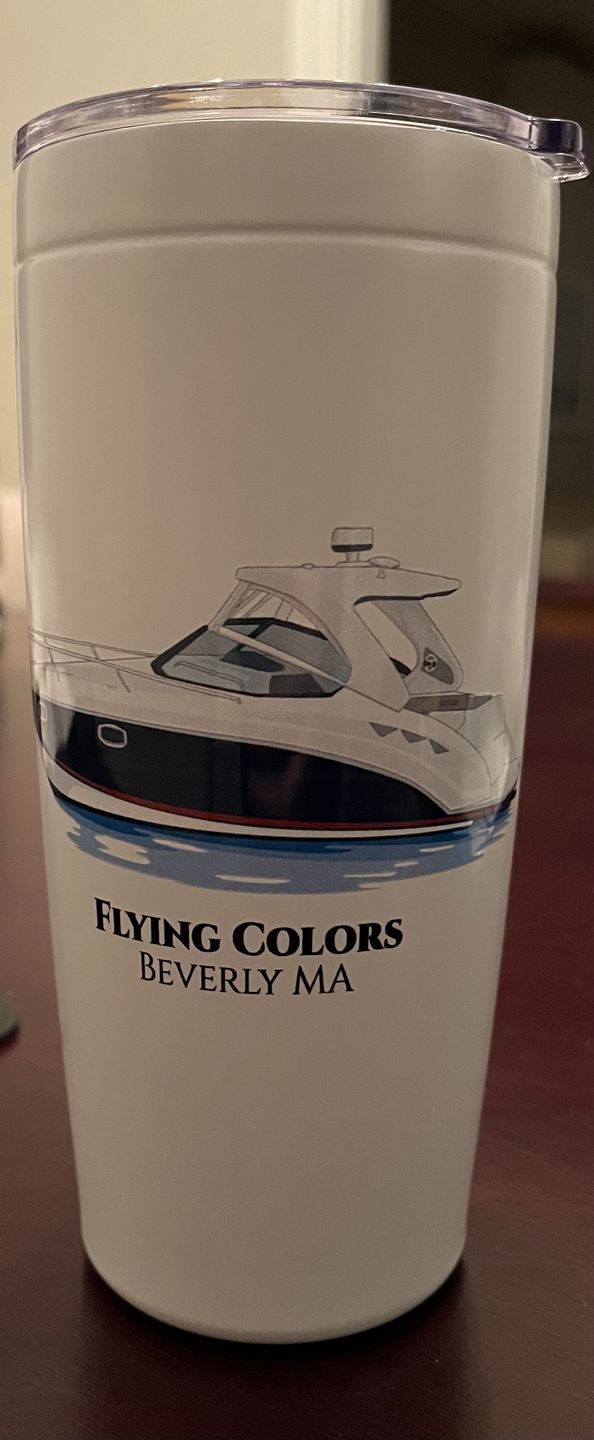 Customer photo review of Custom Boat Tote Bags