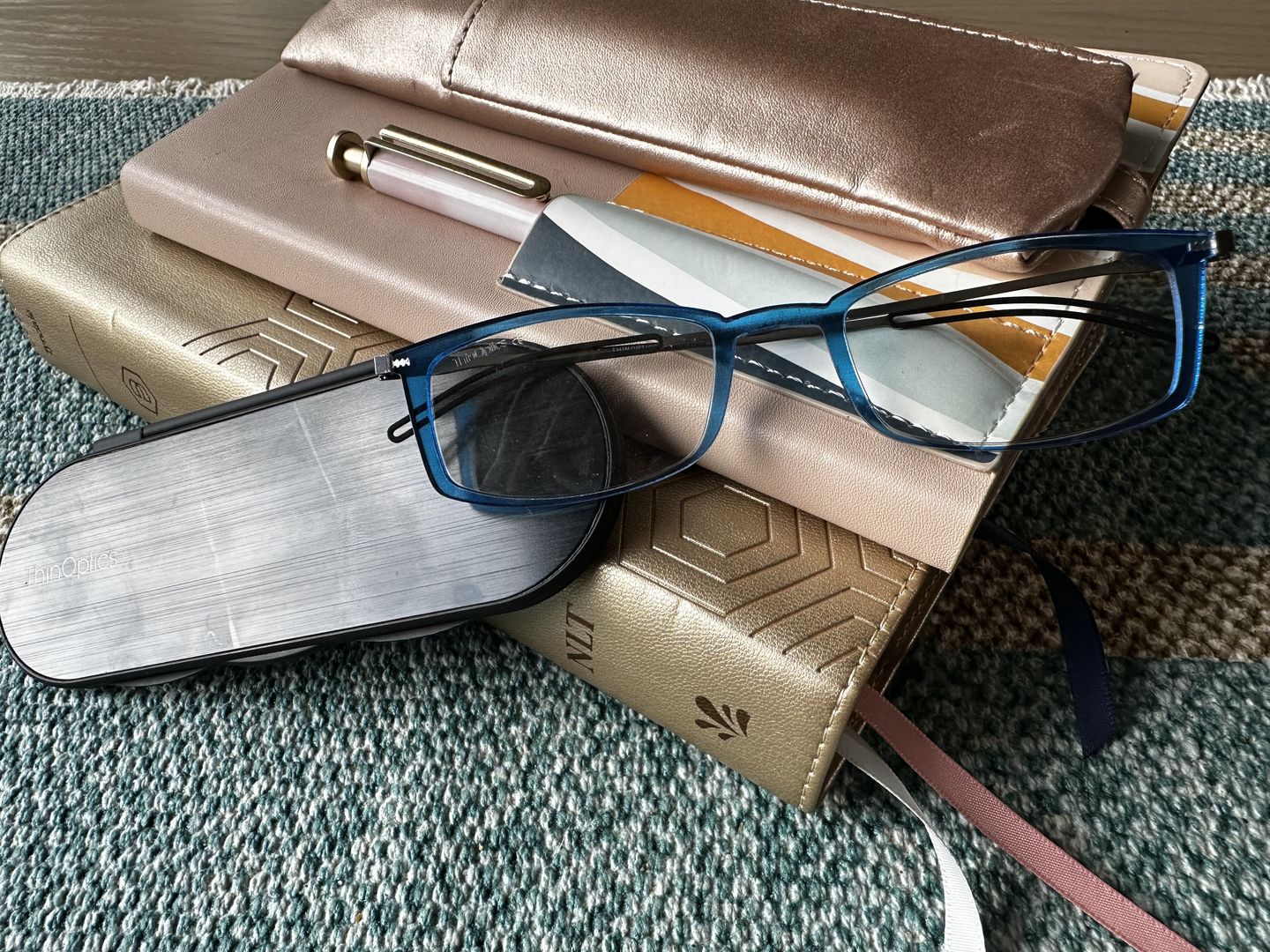 Customer photo review of Brooklyn Full Frame Reading Glasses + Milano Case