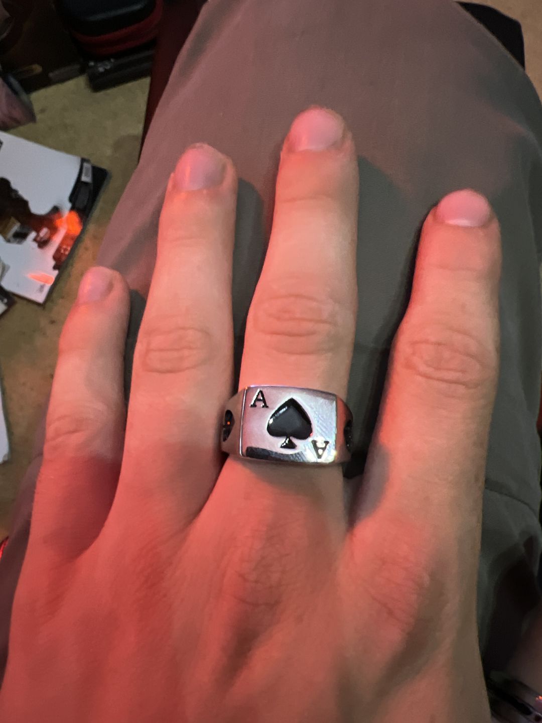 Customer photo review of Ace of Spades.