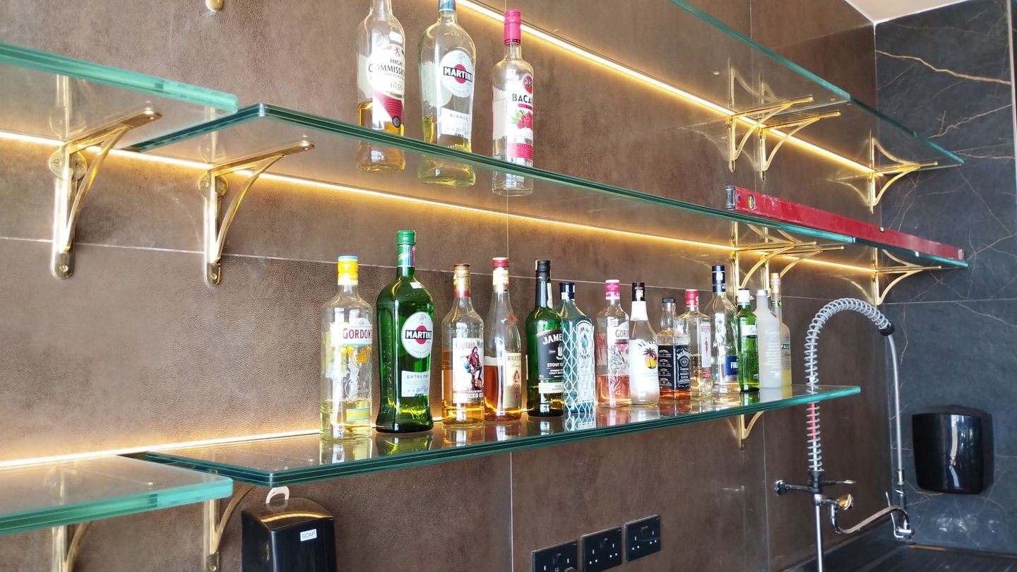 Customer photo review of Ironbridge Brass Shelf Brackets