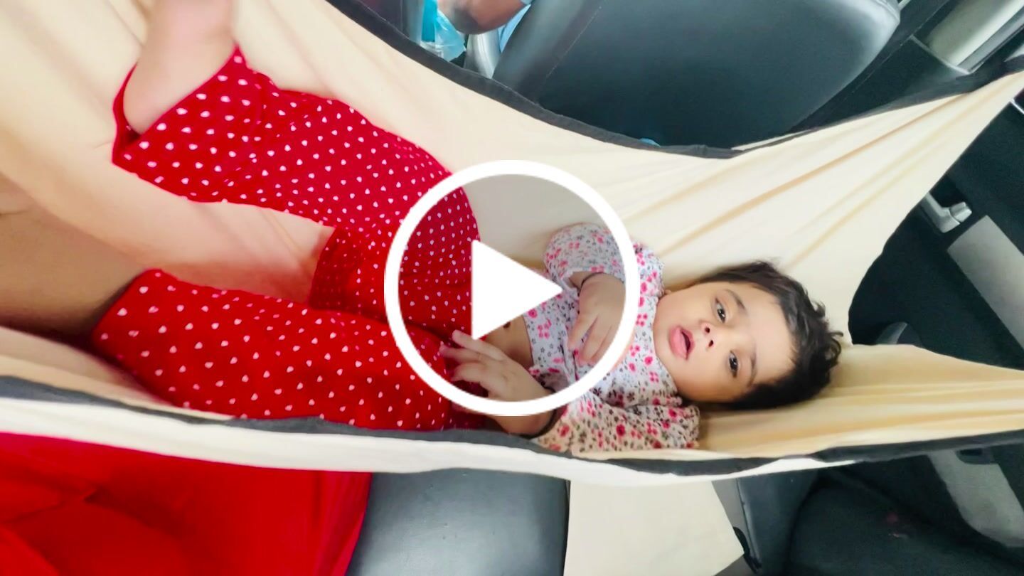 Customer video review of CarNap - Portable Car Hammock for 0 to 3 year baby | with Adjustble Belt, Hammock Cloth, Hangers and Carry Bag