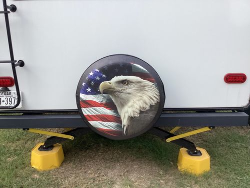 Customer photo review of American Flag With Bald Eagle