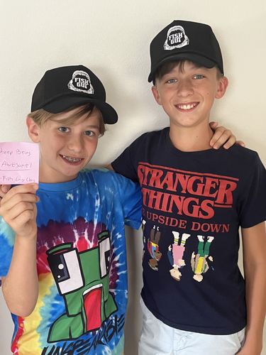 Customer photo review of Shark Jaw Trucker Hat