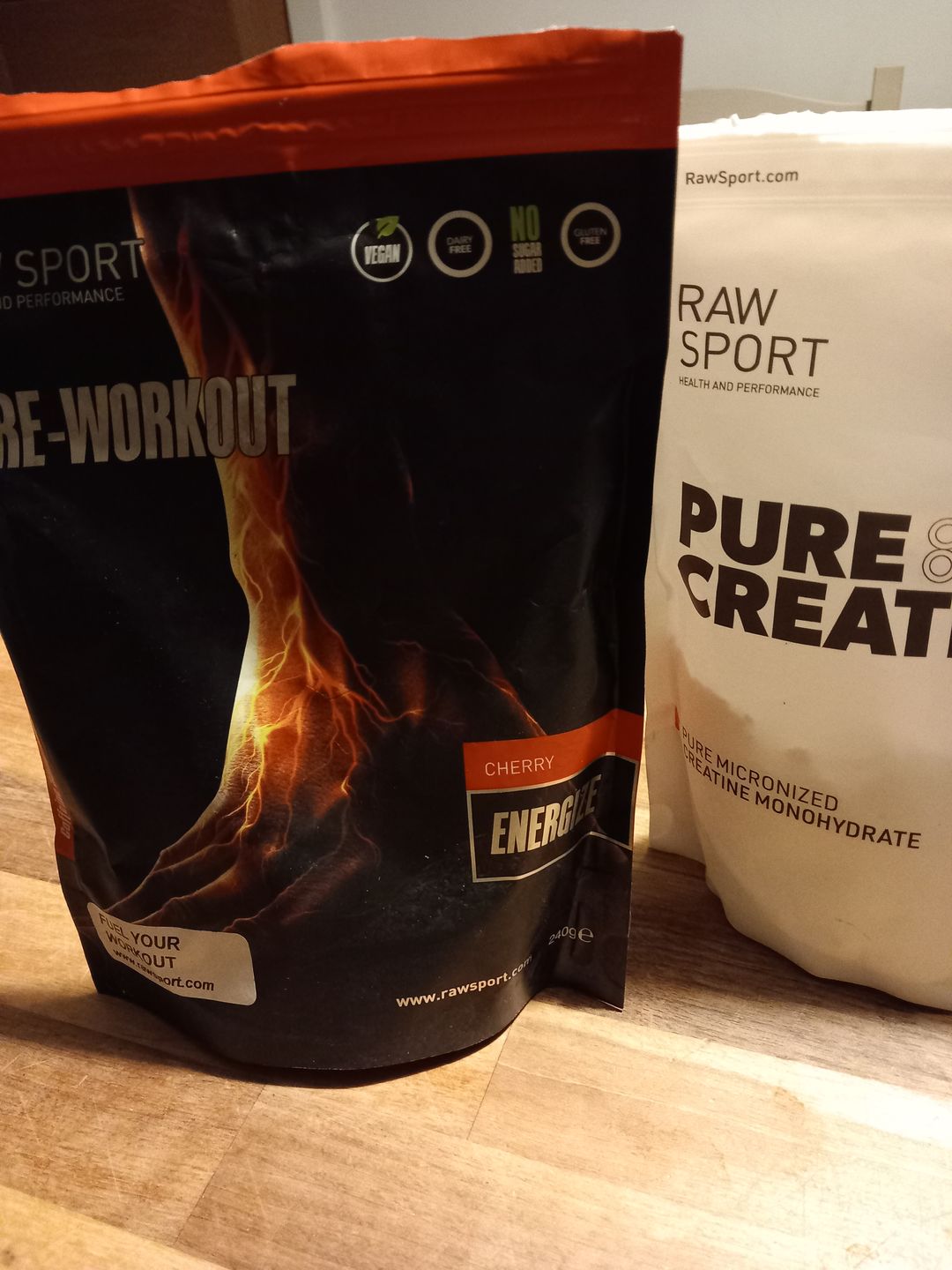 Customer photo review of Pre Workout Energize Cherry 240g