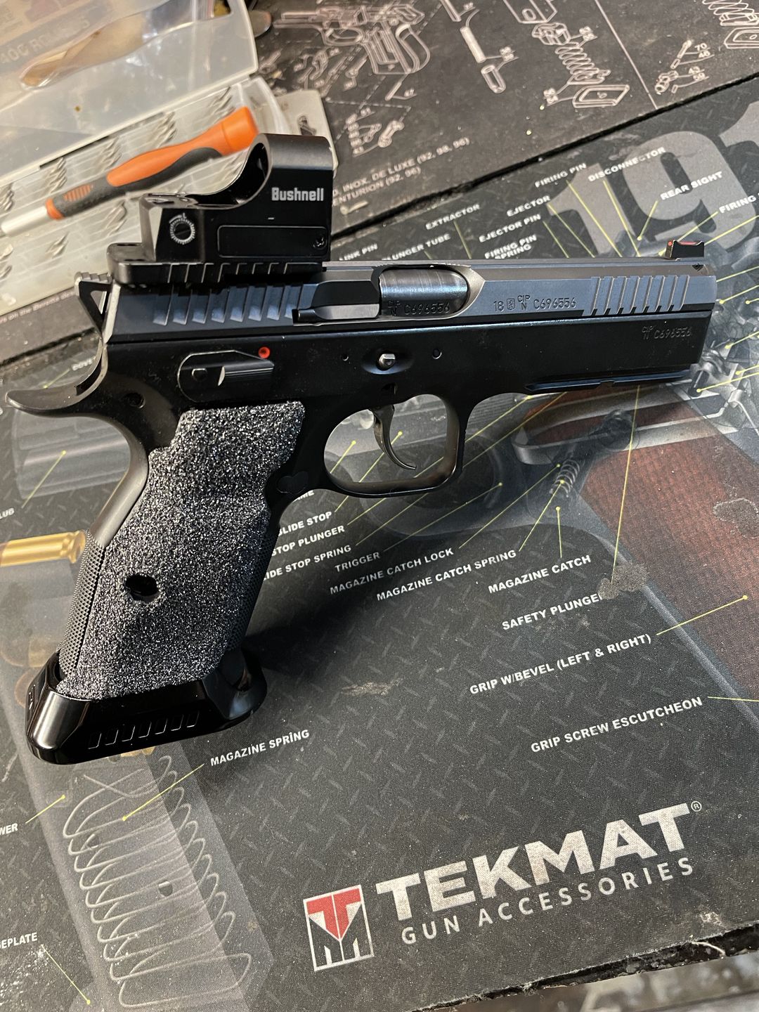 Customer photo review of CZ 75 Pistols/Clones 2-in-1 Trigger Spring & Sear Spring Tool