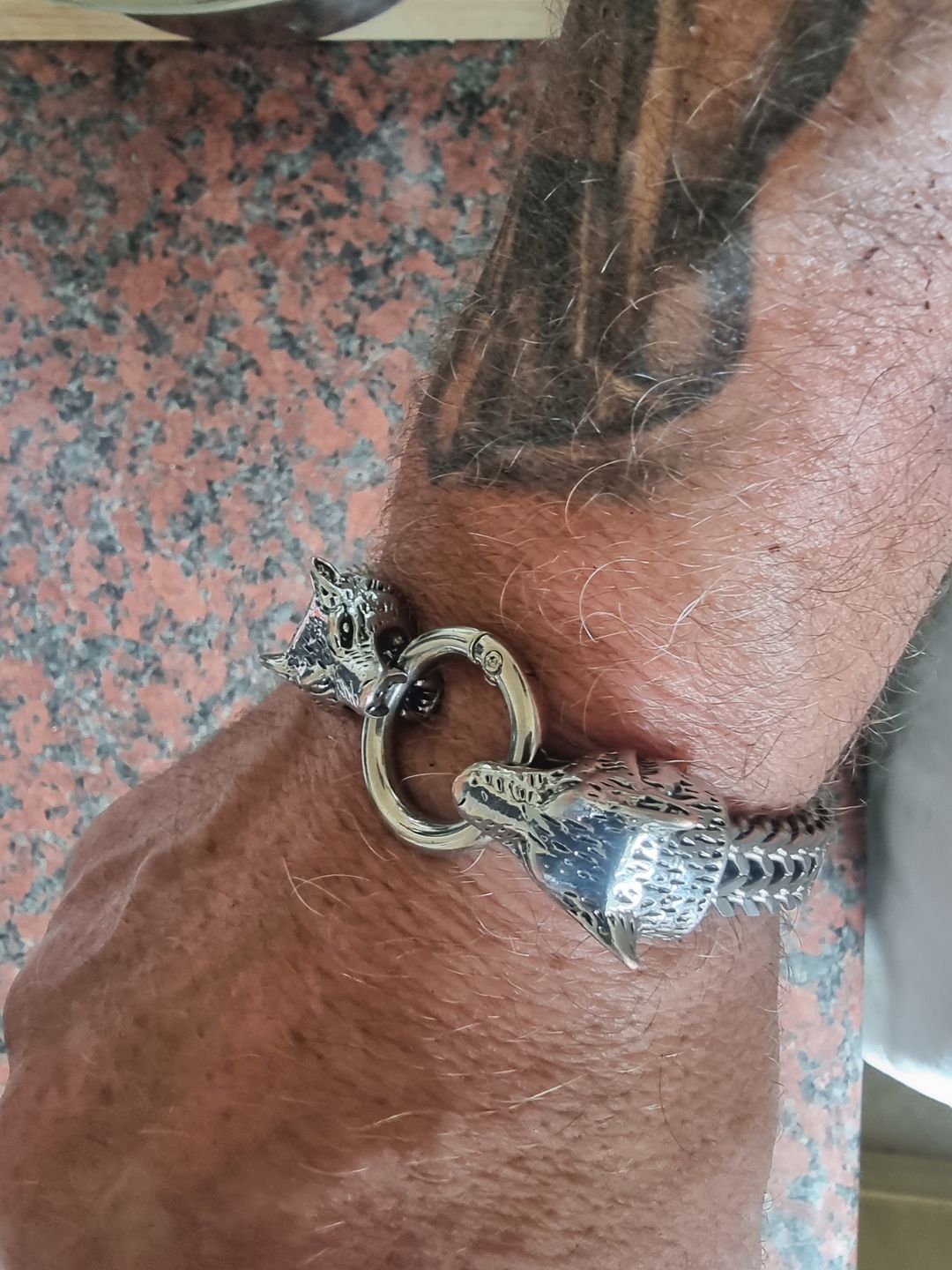 Customer photo review of Bear’s Head Bracelet