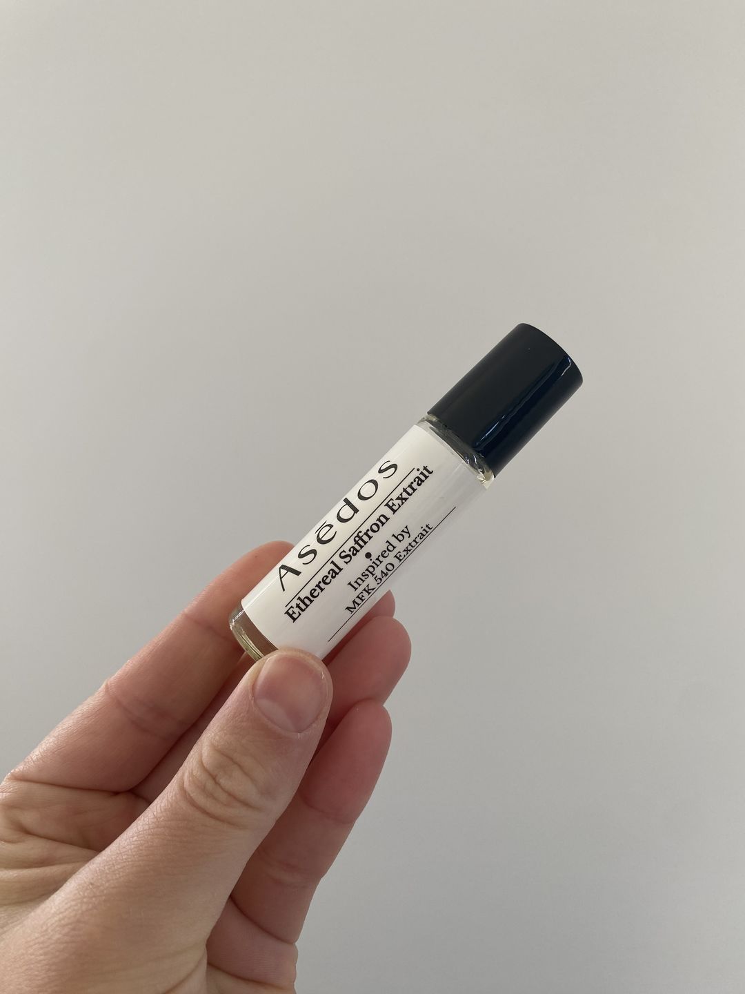 Customer photo review of ETHEREAL SAFFRON EXTRAIT PERFUME OIL