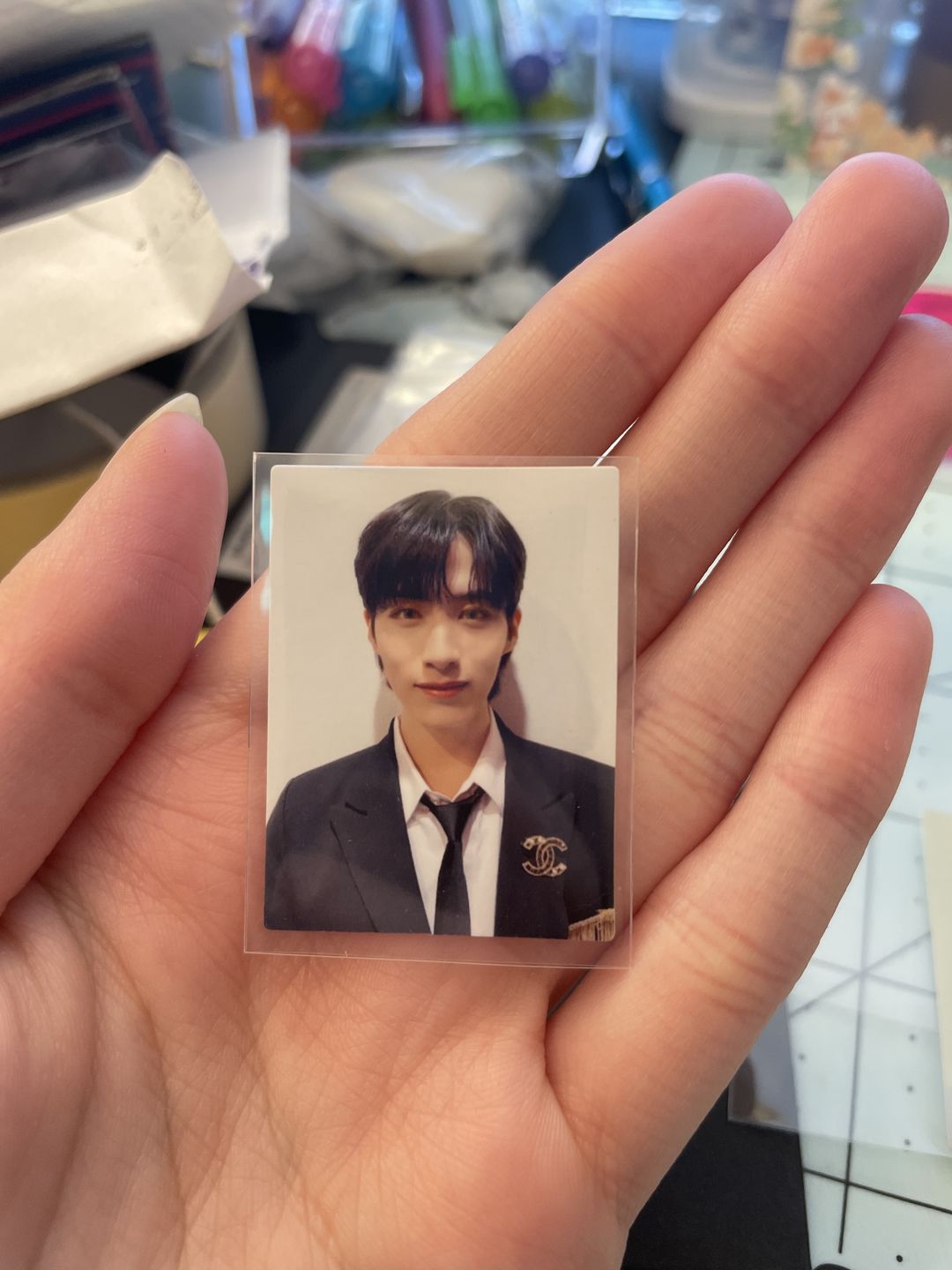 Customer photo review of PREMIUM MINI ID SLEEVES