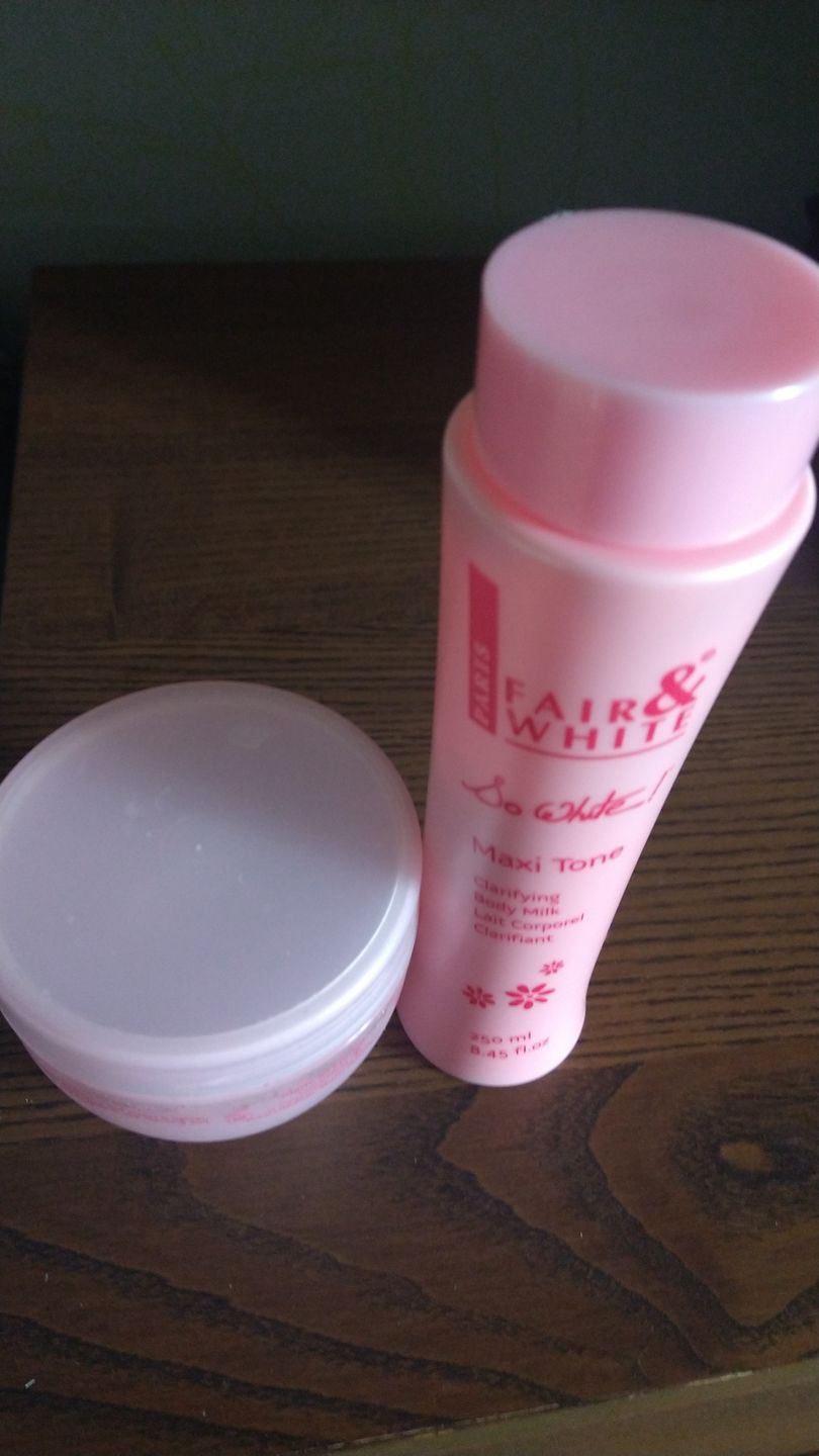 Customer photo review of Fair and White So White Skin Perfector Purifying Cream 250ml / 8.4 fl oz