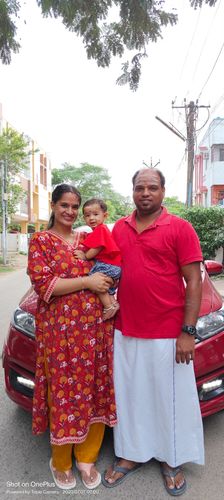 Customer photo review of Red Mustard Yellow Block Print Cotton Suit Set