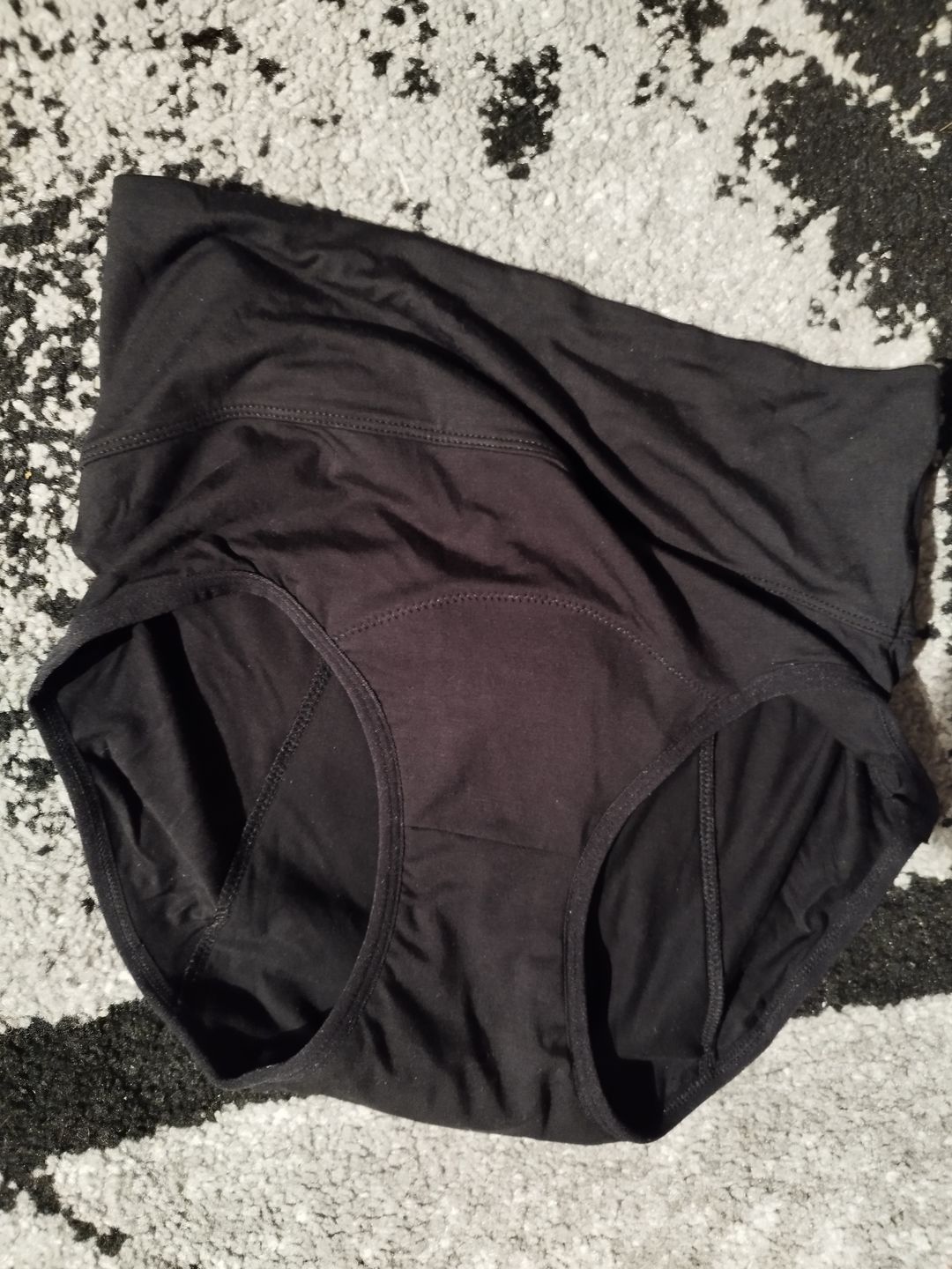 Customer photo review of Boxer Menstruel Taille Haute Maxie (Lot de 3)