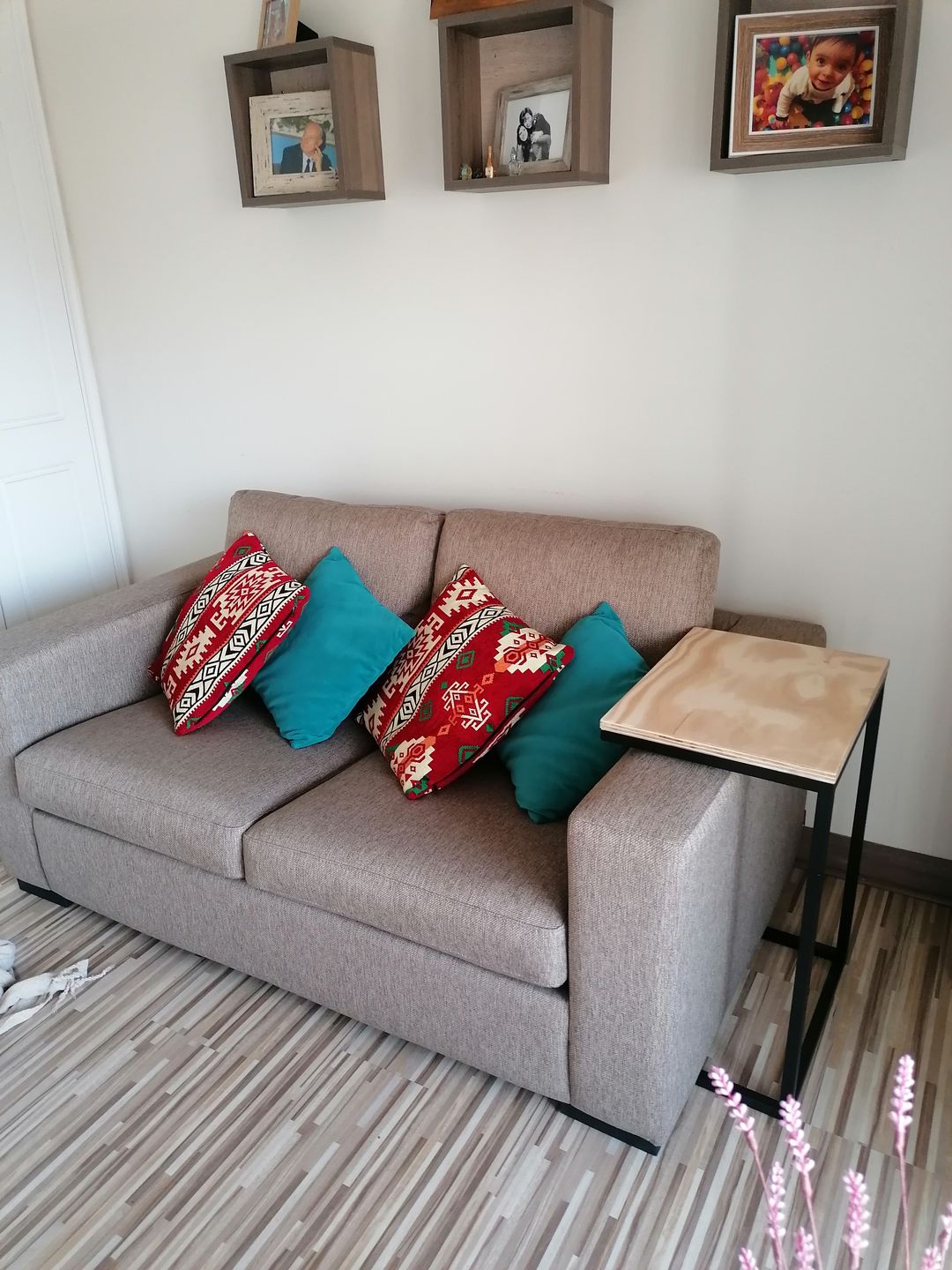 Customer photo review of Mesa Lateral Piscolera 45 Negra MIMA