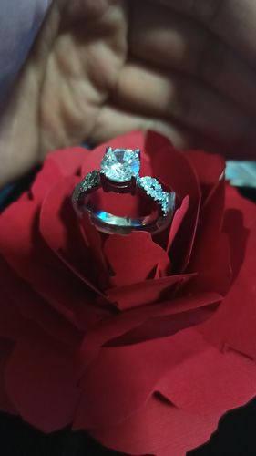 Customer photo review of 2ct Zermatt Engagement Ring