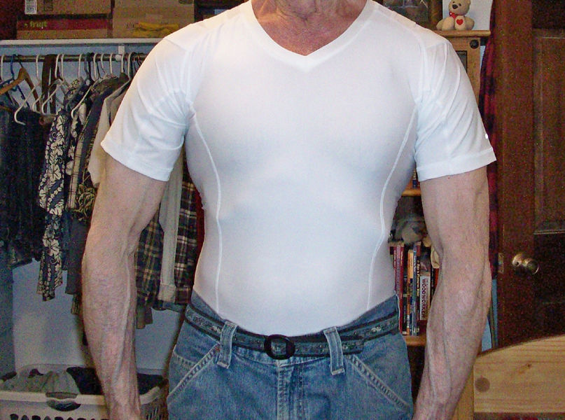 Customer photo review of Posture Shirt® For Men - Pullover