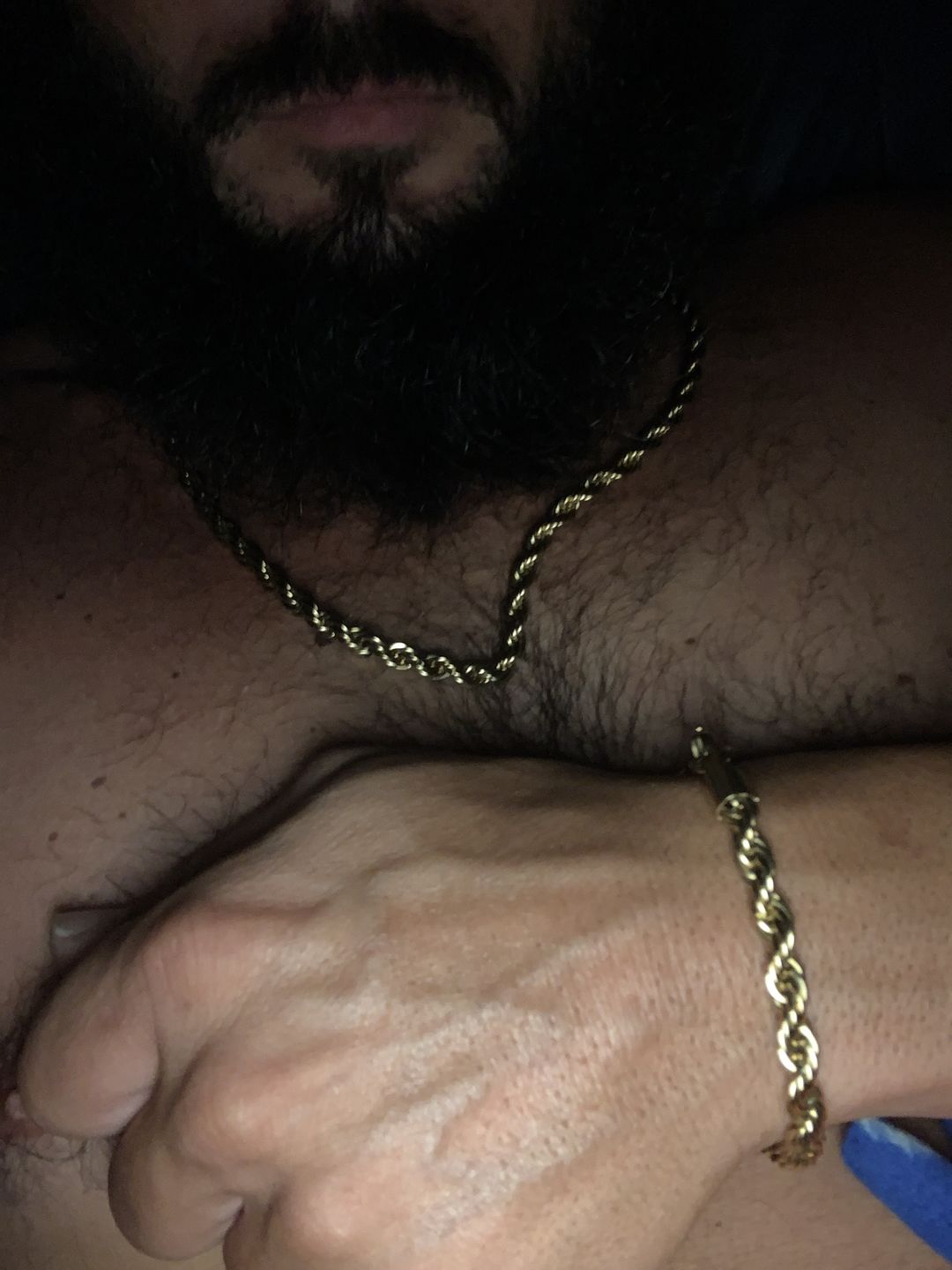Customer photo review of 6MM Rope Chain + Bracelet - Gold