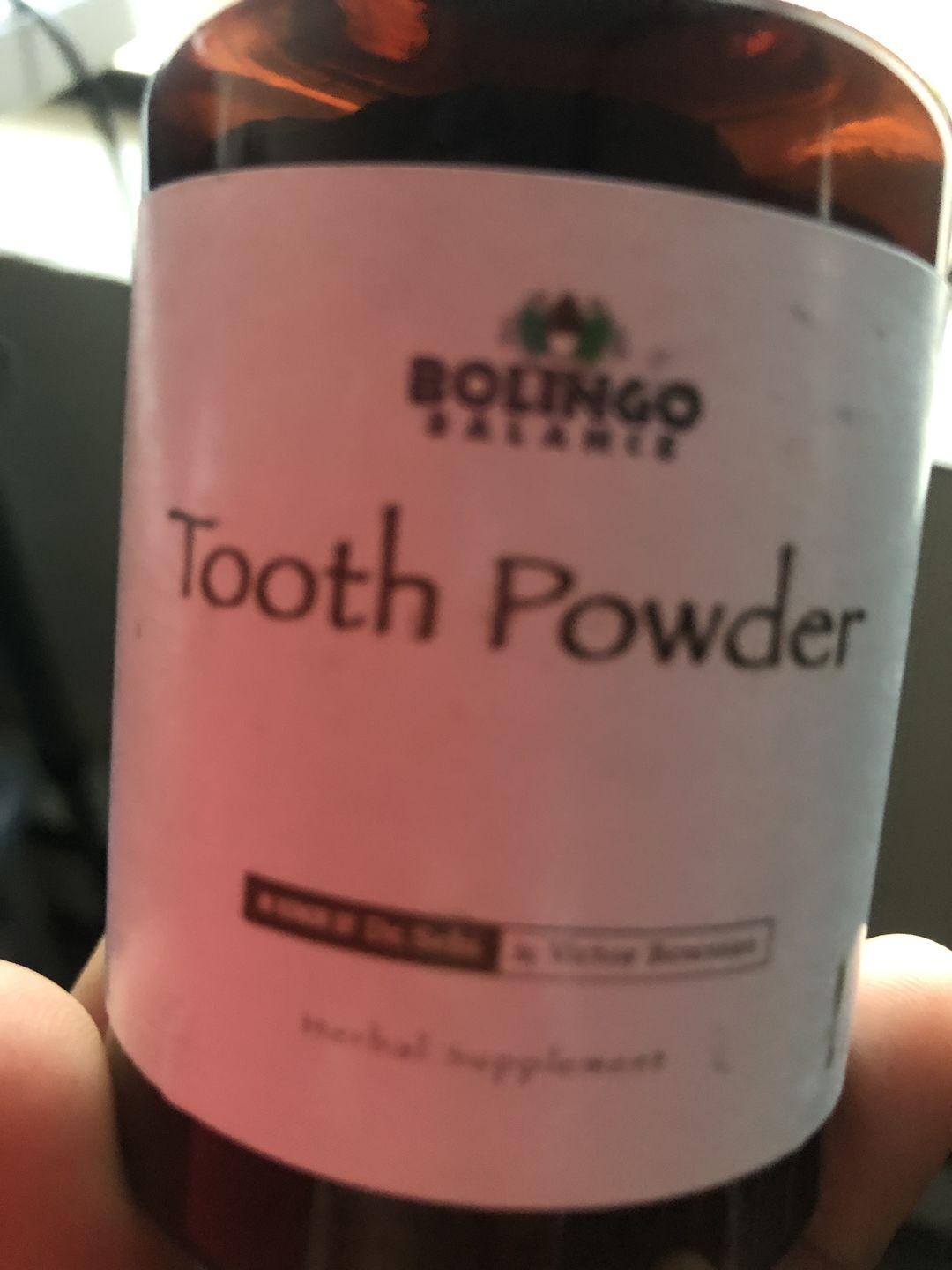 Customer photo review of TOOTH POWDER