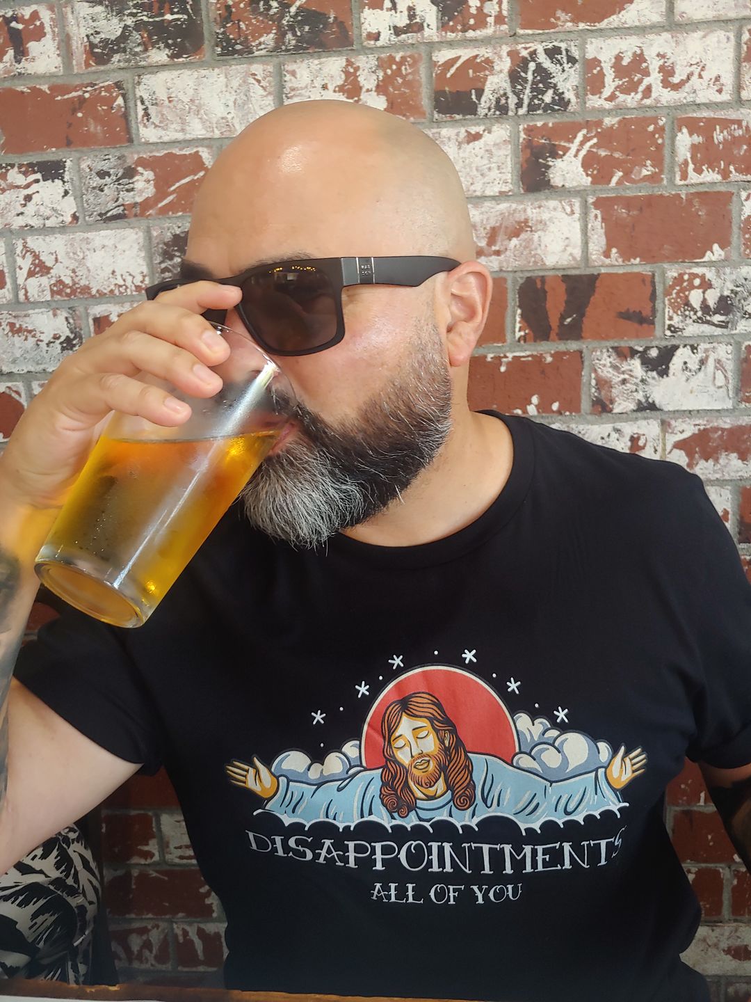 Customer photo review of Premium Disappointments All Of You Old School T-shirt