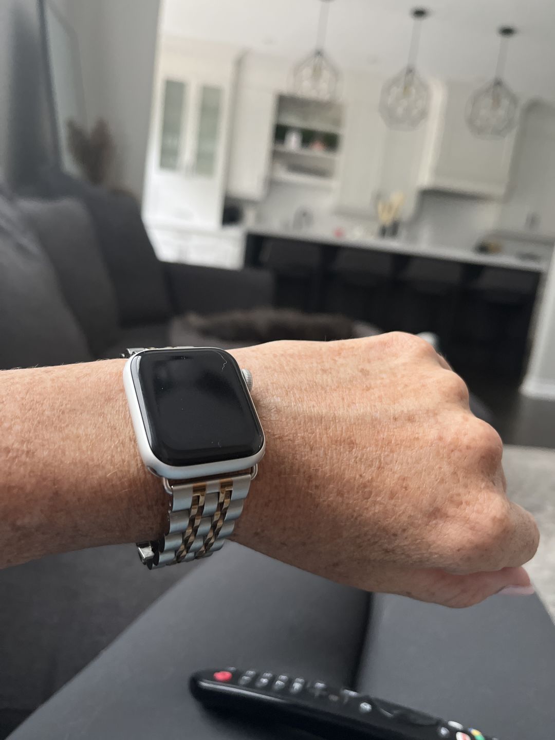 Customer photo review of Themis Stainless Band