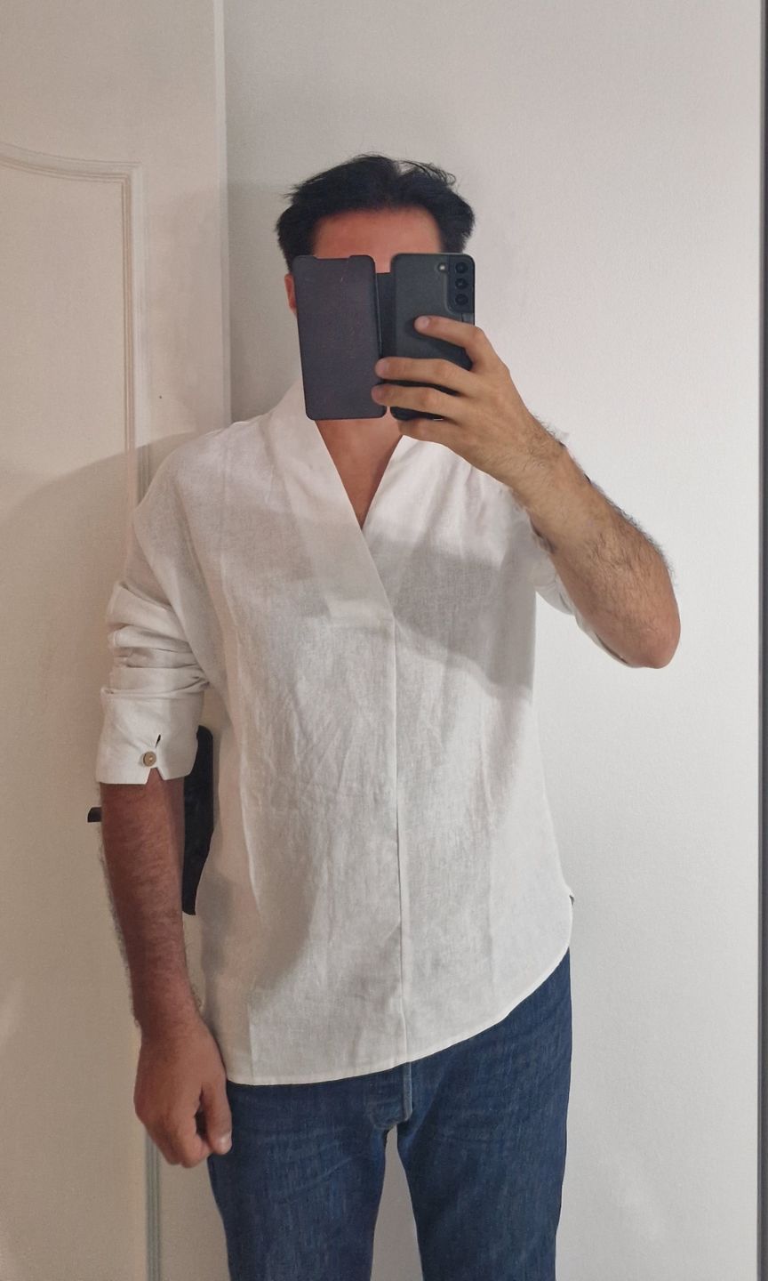 Customer photo review of Shinu Sleeve Shirt
