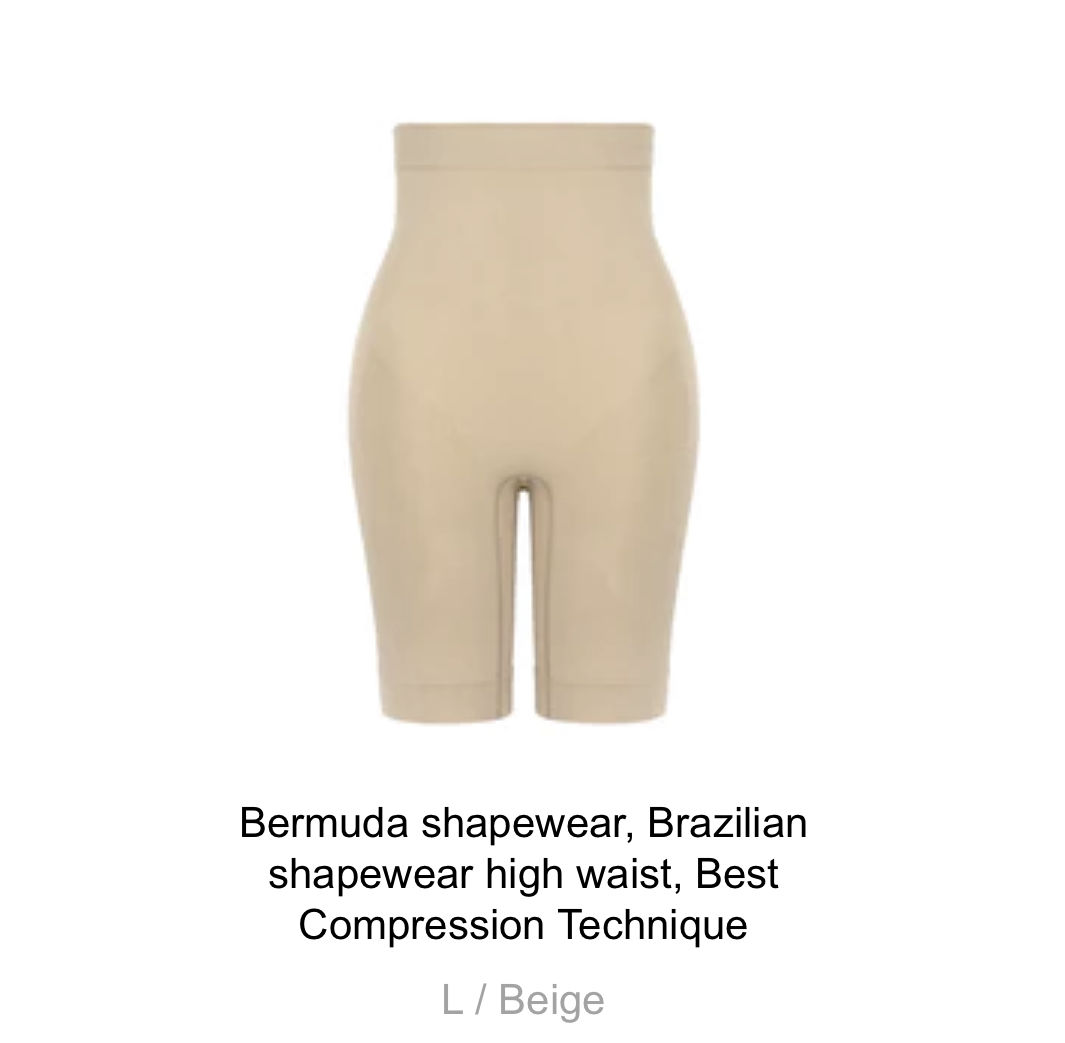 Customer photo review of Slim Compression Waist Sculpting Invisible Bermuda