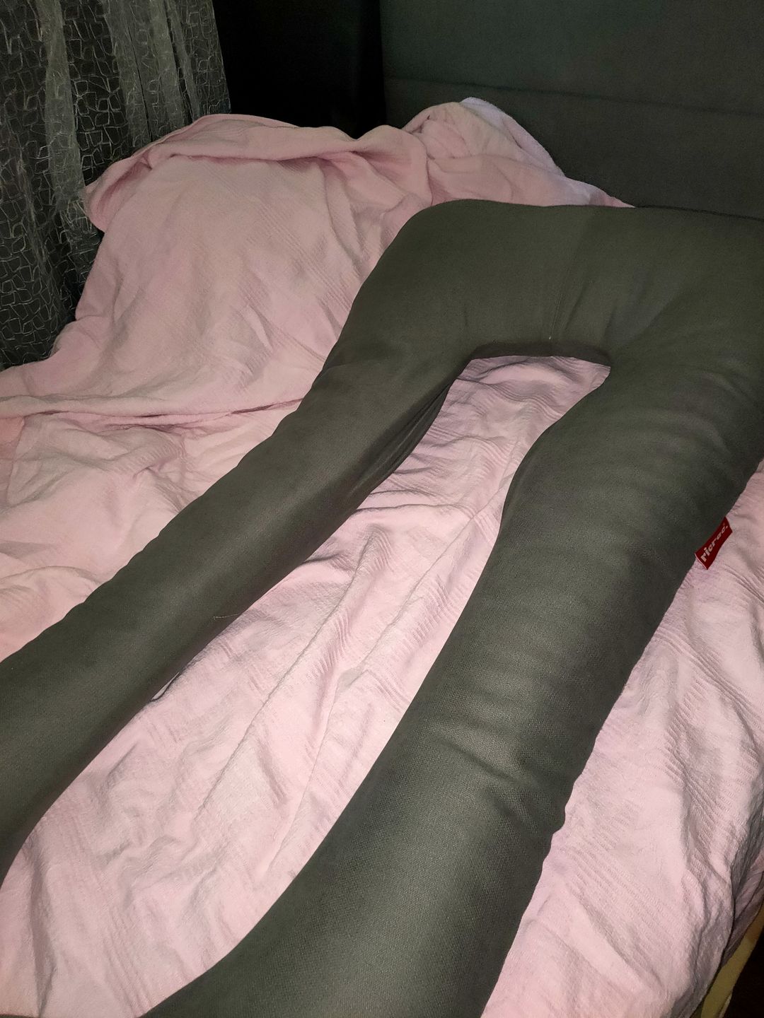Customer photo review of Long Pregnancy Pillow