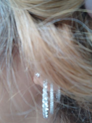 Customer photo review of Shine Ohrringe