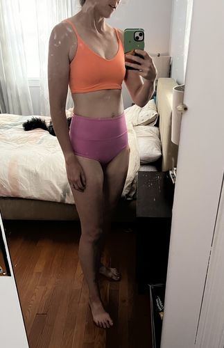 Customer photo review of Sunkissed Bikini Top - Citrus