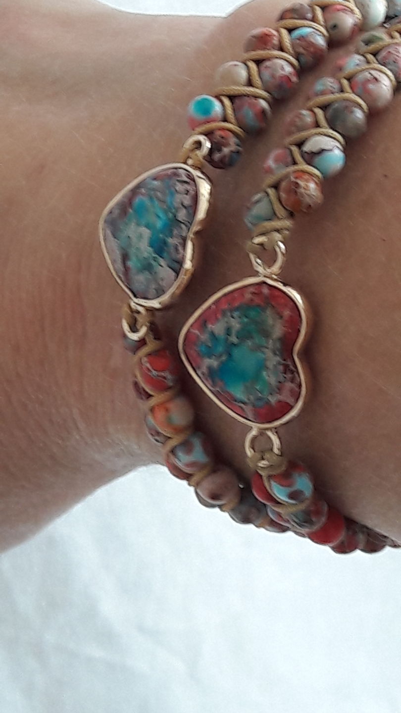 Customer photo review of HERZ Armband Jaspis