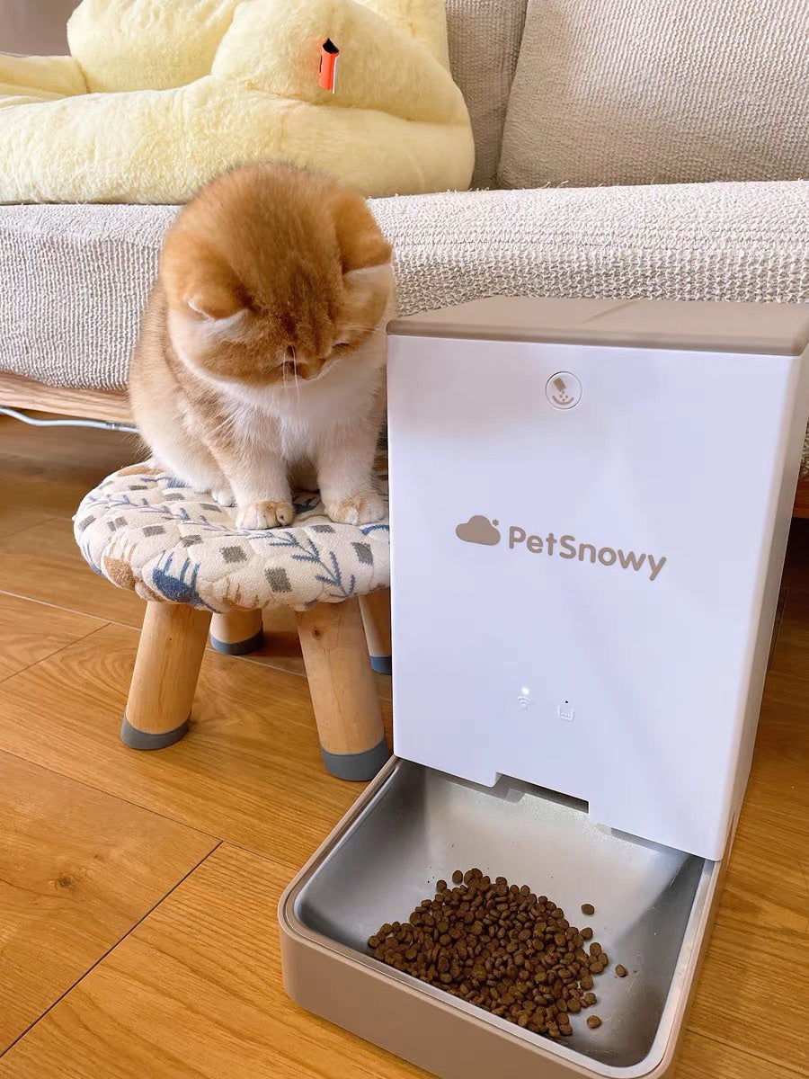 Customer photo review of Automatic Pet Feeder