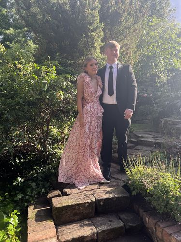 Customer photo review of Pink Cassini Dress