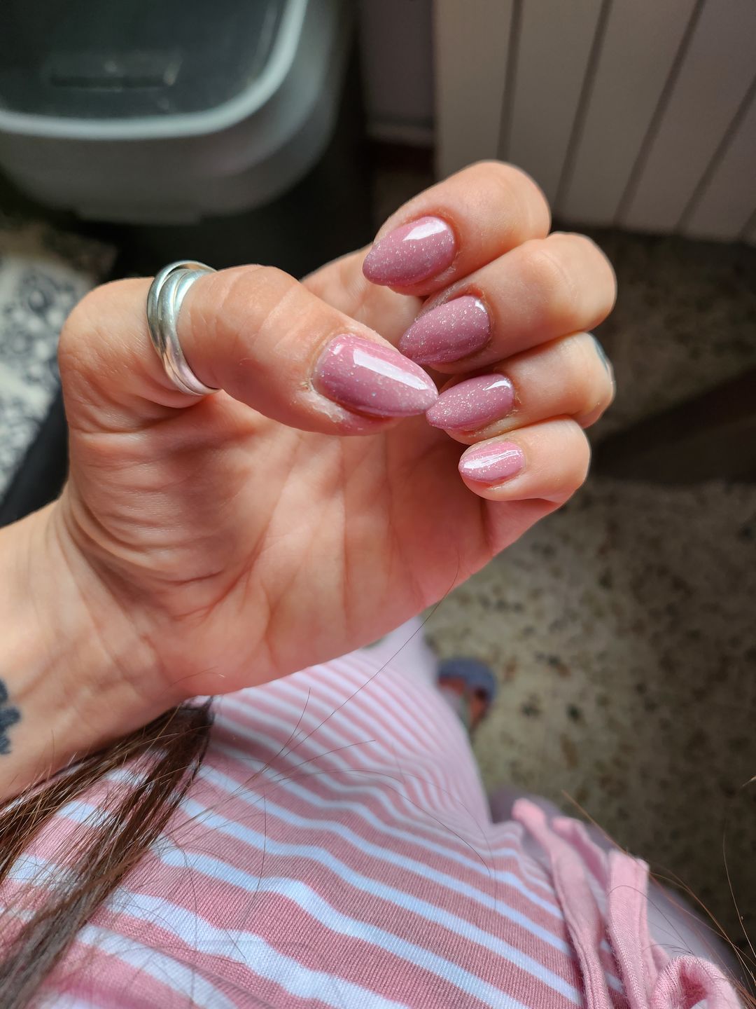 Customer photo review of Base Restructura - 15 ml Trasparente LCI