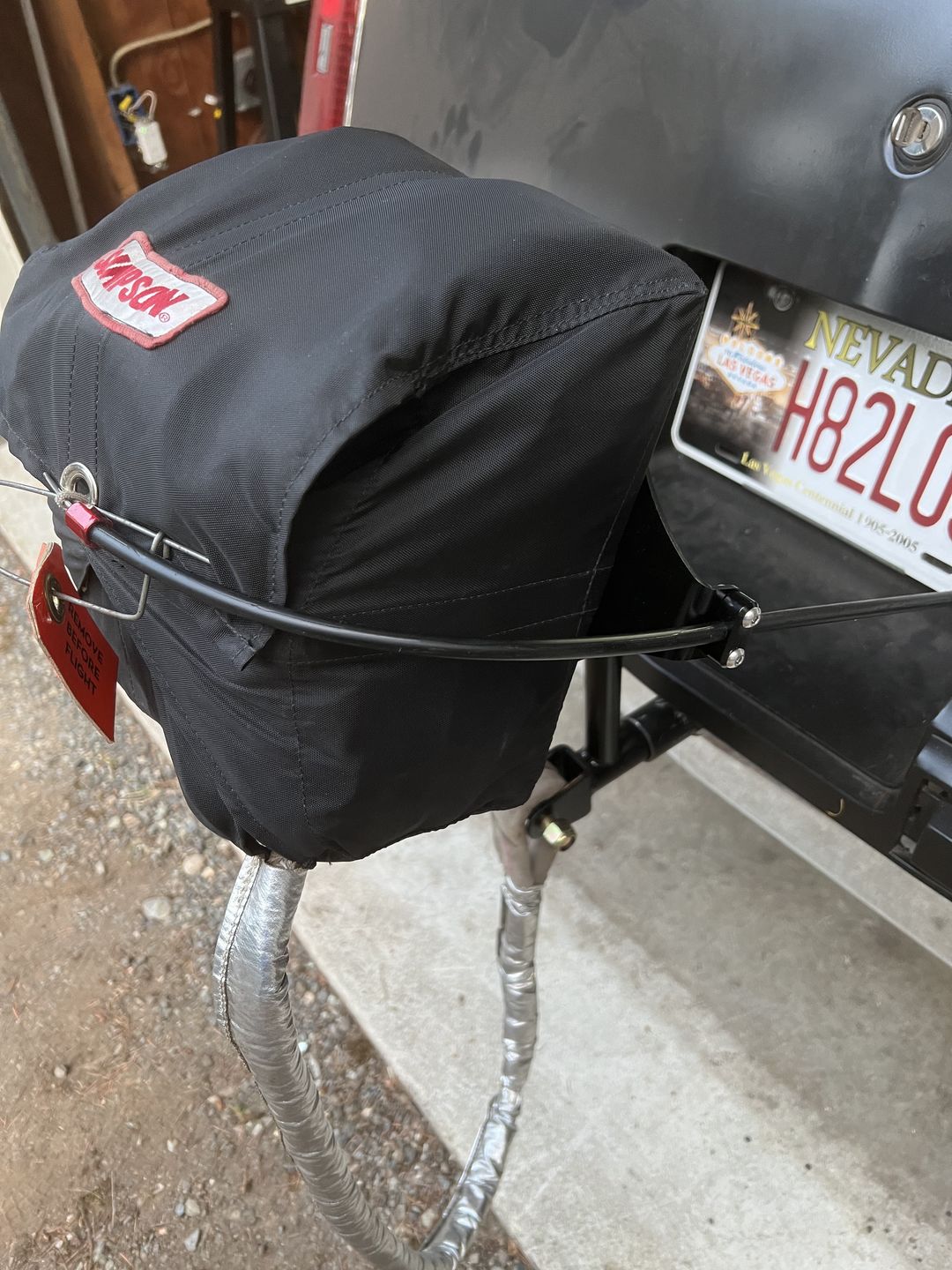 Customer photo review of Motion Raceworks Parachute Cable Holder 14-00007