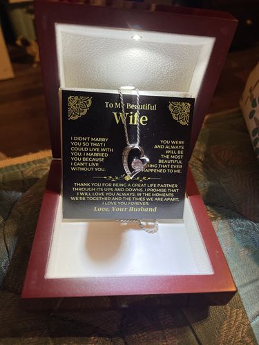 Customer photo review of To My Beautiful Wife - Forever Love Gift Set - SS526