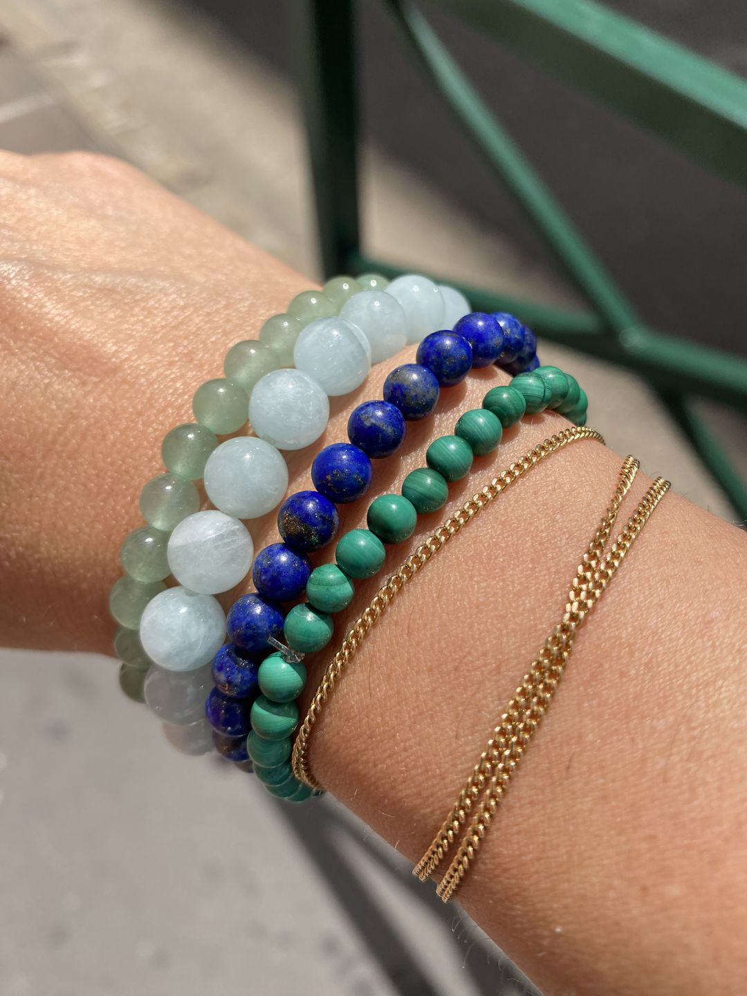 Customer photo review of Bracelet Aventurine 6mm