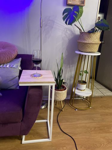 Customer photo review of Mesa lateral Piscolera 30 MIMA Blanca