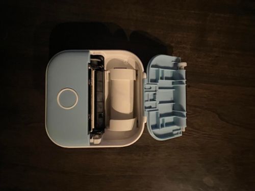 Customer photo review of Inkless Sticker Printer
