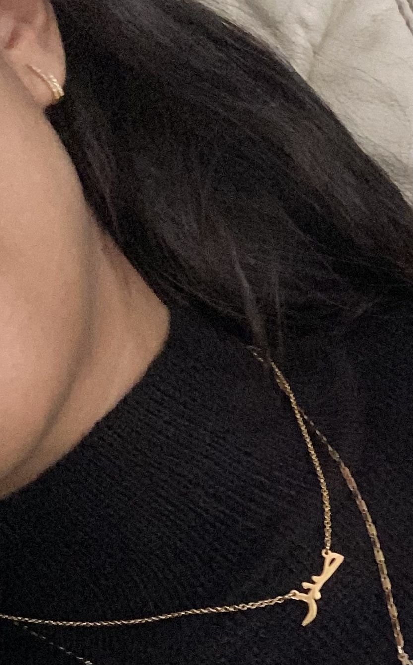 Customer photo review of Sabr Halskette | 18K vergoldet