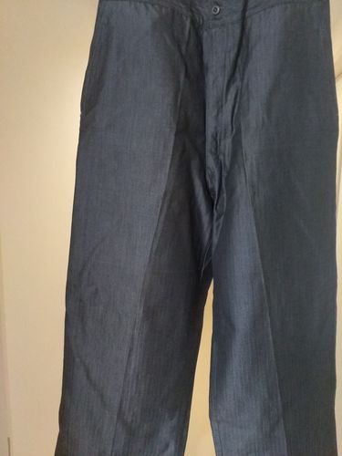 Customer photo review of 【~30's】French Vintage Salt & Pepper Cotton HBT Work Pants “Dead Stock”