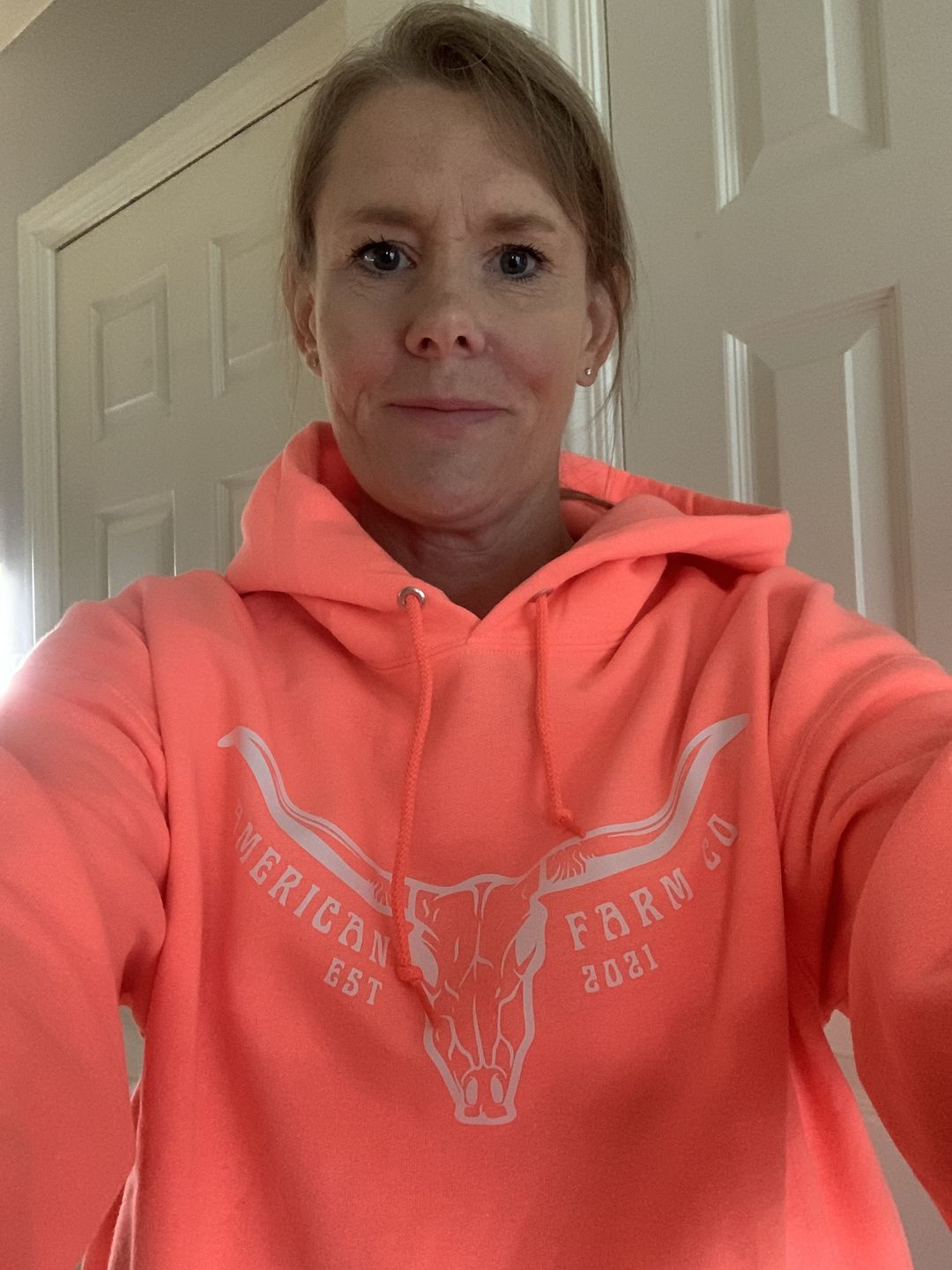 Customer photo review of Neon 'Skull' Hoodie