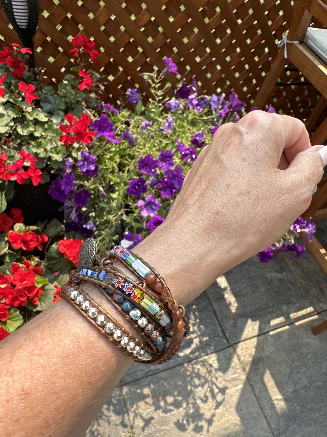 Customer photo review of Imperial Flower Protection Wrap Bracelet